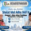 PHBI Kecamatan Pringsewu Siap Gelar Salat Idul Adha 1447 H di Pendopo Pringsewu