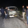 Minibus Terbakar di Tanjakan Way Sekampung Pringsewu, Sopir Alami Luka Bakar