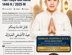 Bambang Hartono.C.B.J.E.B.J Ketua FKWKP Beserta Anggota Mengucapkan Selamat Hari Raya Idul Adha 1447 H / 2026 M