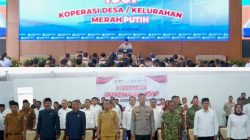 Bupati Pringsewu Ikuti Peresmian Operasionalisasi 1.061 KDKMP Oleh Presiden RI