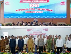 Bupati Pringsewu Ikuti Peresmian Operasionalisasi 1.061 KDKMP Oleh Presiden RI
