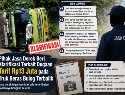 Pihak Jasa Derek Beri Klarifikasi Terkait Dugaan Tarif Rp13 Juta pada Truk Beras Bulog Terbalik