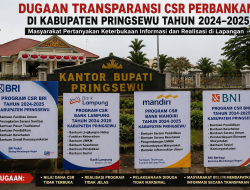 Transparansi Dana CSR Perbankan di Pringsewu Tahun 2024–2025 Mulai Dipertanyakan