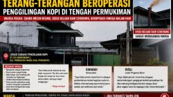 Diduga Tanpa Izin, Pengusaha Pengolahan Kopi di Pringsewu Utara Terang-Terangan Beroperasi di Tengah Permukiman