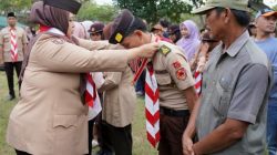 Umi Laila Lantik Pramuka Garuda Kwarcab Pringsewu