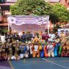 Meriahkan Usia ke-45, SMA YP Unila Gelar Jalan Sehat dan Potong Tumpeng