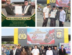 Pimpinan Ponpes Ushuluddin Terima Penghargaan HUT Bhayangkara ke-80