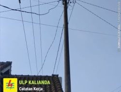 ‎Tiang Penyangga Listrik Patah di Sukaraja, Tim PLN Palas Bergerak Cepat Lakukan Perbaikan