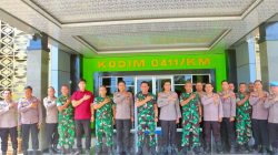 Kapolres Lampung Tengah Perkuat Sinergitas, Kunjungi Kejari dan Kodim 0411/KM