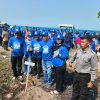 ‎Jelang HUT ke-25, DPC Partai Demokrat Lampung Selatan Bersihkan Pantai dan Tanam Pohon