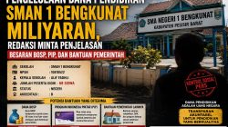 Pengelolaan Bantuan Dana Pendidikan Miliaran SMAN 1 Bengkunat Jadi Sorotan, Redaksi Minta Keterbukaan BOSP, PIP, dan Bantuan Pemerintah