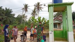 Sumur Bor TMMD Kodim 0411/KM Bantu Warga Kampung Suka Negara Atasi Krisis Air