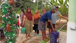 Sumur Bor TMMD Kodim 0411/KM Bantu Warga Kampung Suka Negara Atasi Krisis Air