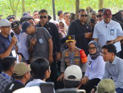 Kapolda Lampung Monitoring Pengamanan Kunjungan Kerja Wakil Presiden RI di Lampung Timur