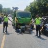 Gagal Nyalip di Tikungan, Pemotor di Pringsewu Tewas Usai Tabrak Truk Pengangkut Pasir
