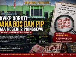 FKWKP Desak Audit Pengelolaan Anggaran Pendidikan SMA Negeri 2 Pringsewu Senilai Rp2 Miliar Lebih