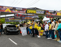 Semarak Hari Bhayangkara ke-80, Polres Pringsewu Gelar Drag Race Dan Drag Bike Championship 2026