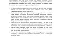 Pekerjaan Tanggap Darurat PU PR Lampung Selatan di Duga Terindikasi KKN.