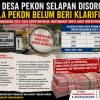 Dugaan Desa Pekon Selapan di Korupsi, Kepala Pekon Selapan Inspektorat dan APH Diminta segera Audit
