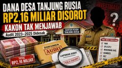 Dana Desa Tanjung Rusia Rp2,16 Miliar Lebih Disorot, Kakon Tak Menjawab, Audit Total Didesak