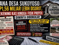 Dana Desa Sukoyoso Rp1,56 Miliar Lebih Disorot, Rekening Kas hingga Fisik Proyek Diminta Dibongkar