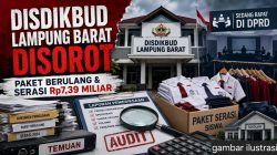 Disdikbud Lampung Barat Disorot, Paket Berulang hingga SERASI Rp7,39 Miliar Diminta Dibuka