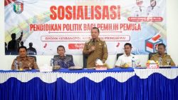 Bupati Pringsewu Buka Sosialisasi Pendidikan Politik Bagi Pemilih Pemula