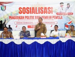 Bupati Pringsewu Buka Sosialisasi Pendidikan Politik Bagi Pemilih Pemula
