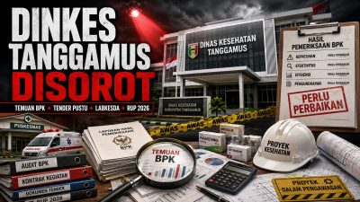 BPK Catat TPP Rp91,6 Juta, BOK Rp241 Juta hingga Tender Miliaran: Kadis–Sekretaris Dinkes Tanggamus Dikejar Klarifikasi