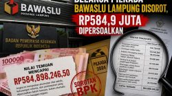 Temuan BPK Rp584,9 Juta, Tiga Pejabat Bawaslu Lampung Bungkam