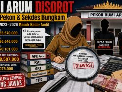 Rp278,5 Juta Anggaran Bumi Arum Masuk Radar Audit, Dugaan Korupsi Diminta Diusut; Kepala Pekon–Sekdes Bungkam