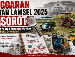 Diduga Anggaran Distan Lampung Selatan Rp28,2 Miliar Disorot, Oplah dan Bantuan Alsintan 2025 Dipertanyakan