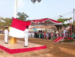 Upacara HUT RI ke-81 di Bangunrejo Berlangsung Khidmat