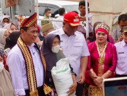Pastikan Aman Kondusif, Kapolres Lampung Tengah Pimpin Langsung Pengamanan Kunker Menteri Pertanian RI