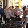 Tingkatkan Kesiapan Operasional, Kapolres Pringsewu Periksa Senjata Api Dinas
