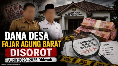 Kakon-Sekdes Belum Menjawab, Anggaran Fajar Agung Barat Rp1,55 Miliar APH Segara Audit