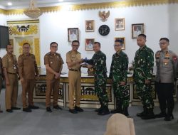 PASIS SESKOAD AUDIENSI DENGAN PEMKAB TANGGAMUS, PERKUAT KOLABORASI PENCEGAHAN KARHUTLA