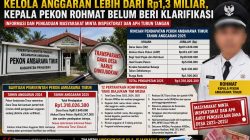 Dana Desa Pekon Ambarawa Timur Dikorupsi, Kelola Anggaran Lebih dari Rp1,3 Miliar, Kepala Pekon Bungkam
