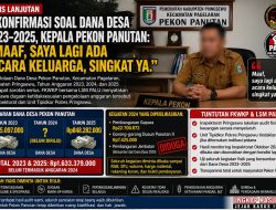 Dikonfirmasi Soal Dana Desa 2023–2025, Kepala Pekon Panutan: “Maaf, Saya Lagi Ada Acara Keluarga”