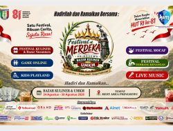 Festival Merdeka Pringsewu 2026 Hadirkan Bazar Kuliner dan UMKM, Semarakkan HUT RI ke-81