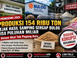 Produksi 154 Ribu Ton, Jejak Hasil Samping Sergap BULOG Pringsewu Bisa Puluhan Miliar: LSM PALU Desak Audit