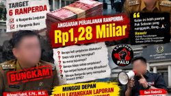 Target 6 Ranperda, Perjalanan Rp1,28 Miliar; Hanazir Arahkan Tanggapan ke Sekwan, PALU Siap Lapor Kejati