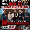 Dugaan Korupsi 14 Proyek Alkes RSUD KH Ahmad Hanafiah Lampung Timur, DPP KAMPUD Minta BPK RI Lakukan Audit*