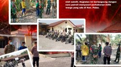 Polsek Palas Gelar Patroli Gabungan Cegah Karhutla