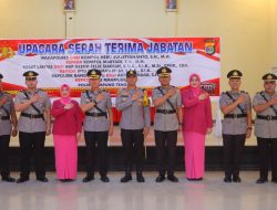 Rotasi Jabatan, Wakapolres Lampung Tengah , Kasat Lantas dan Kapolsek Bangun Rejo Berganti