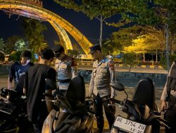 Tekan Kejahatan Jalanan, Polres Pringsewu Amankan 3 Motor Tanpa Dokumen Saat Patroli Malam