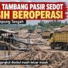 Diklaim Tutup, Tambang Pasir Sedot Di Lampung Tengah Diduga Masih Beroprasi