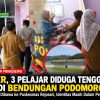 Tiga Pelajar Diduga Tenggelam di Bendungan Podomoro, Korban Dibawa ke Puskesmas Rejosari
