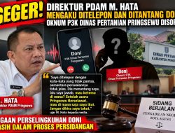 Geger! Direktur PDAM M. Hata Mengaku Ditelepon dan Ditantang Doni, Oknum P3K Dinas Pertanian Pringsewu Disorot