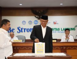 Raih Nomor Urut 5, Prof. Asep Sukohar Usung Lima Pilar Transformasi untuk Bawa Unila ke Panggung Global